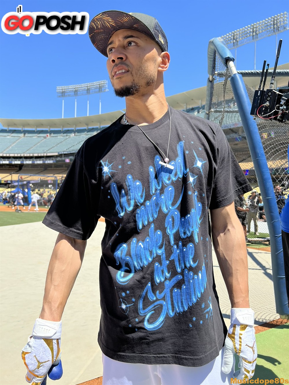 Mookie Betts With Message – We Need More Black People At The Stadium T-Shirt
