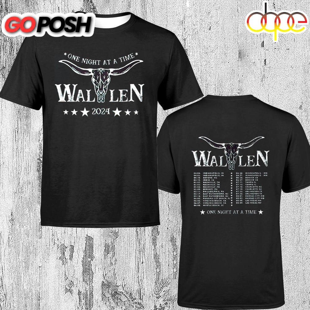 Morgan Wallen Tour 2025 One Night At A Time Tour Unisex T-Shirt