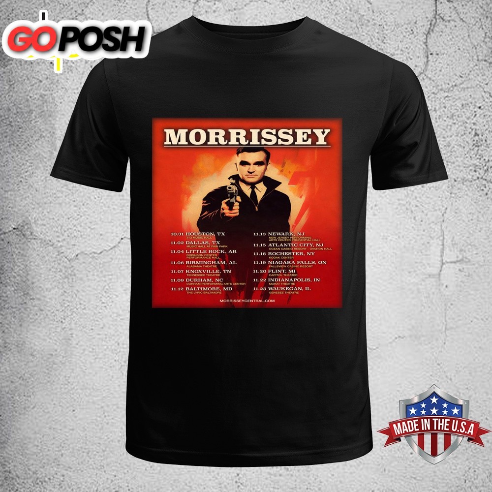 Morrissey 2025 North American Tour Dates Unisex T-Shirt