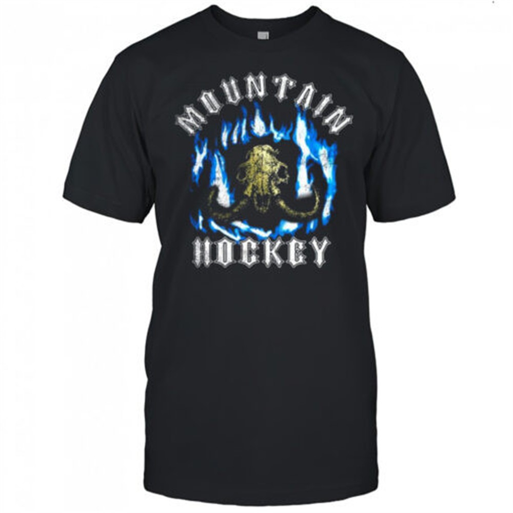 mountain-hockey-mammoth-skull-with-horns-in-blue-flames-shirt-hicx2mlt Mountain hockey mammoth skull with horns in blue flames shirt