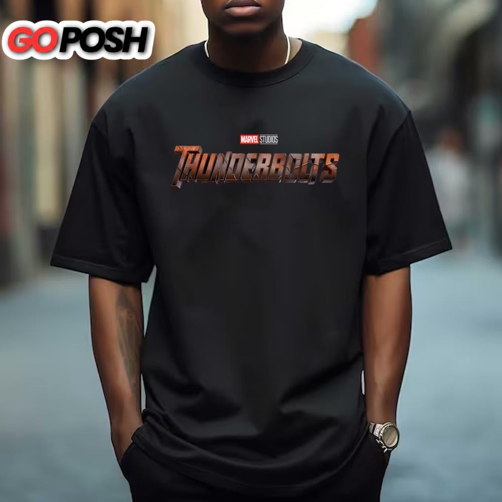 Movie 2025 Thunderbolts Marvel Logo Shirt