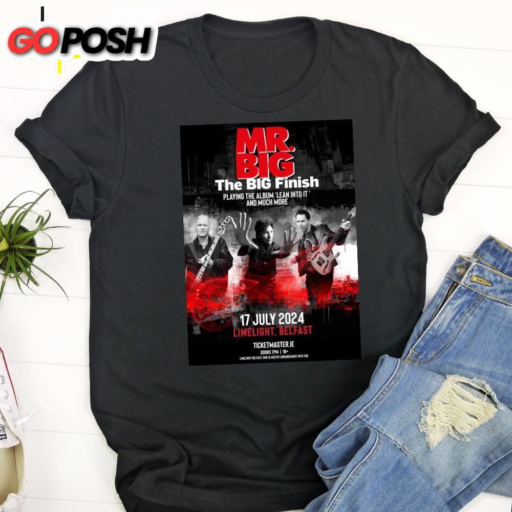 Mr Big Announces 2025 The Big Finish Tour Dates T-Shirt