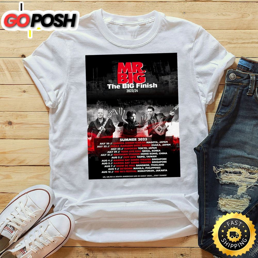 Mr. Big Concert 2025 Unisex Tshirt