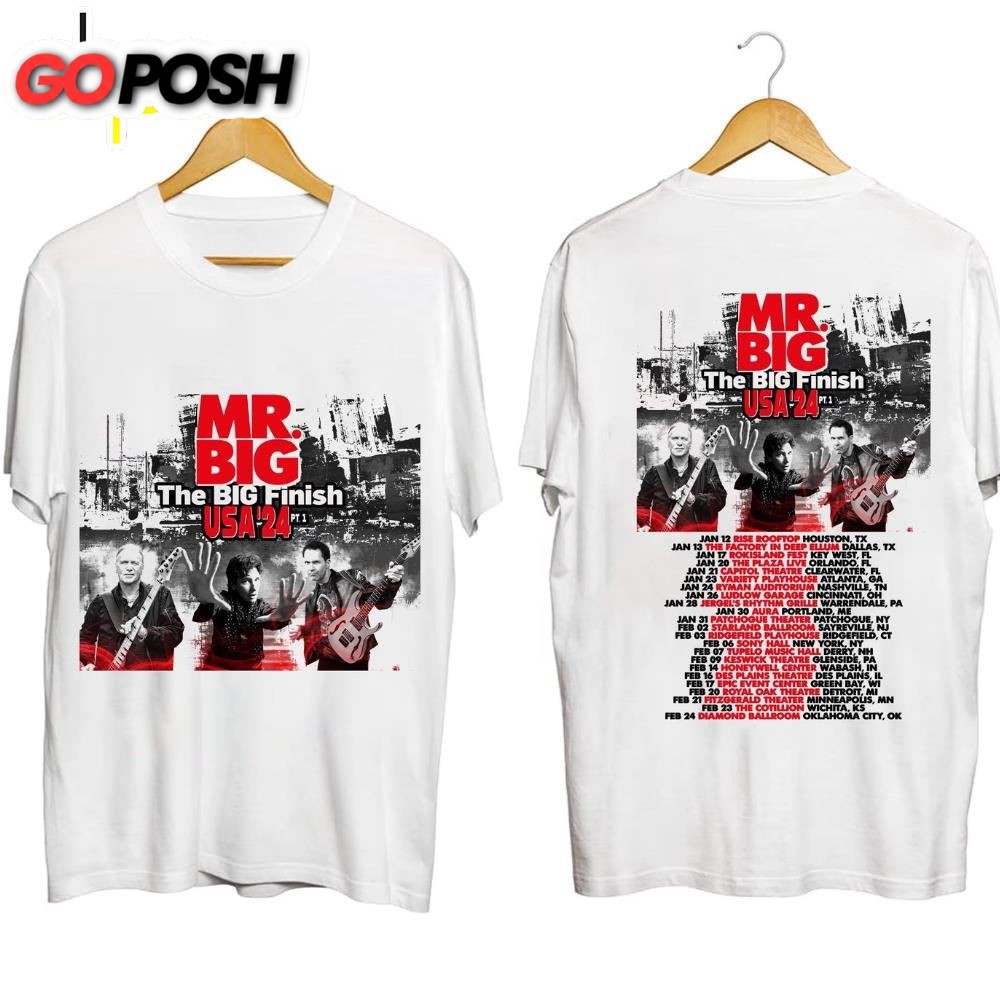 Mr Big The Big Finish Tour 2024 Shirt