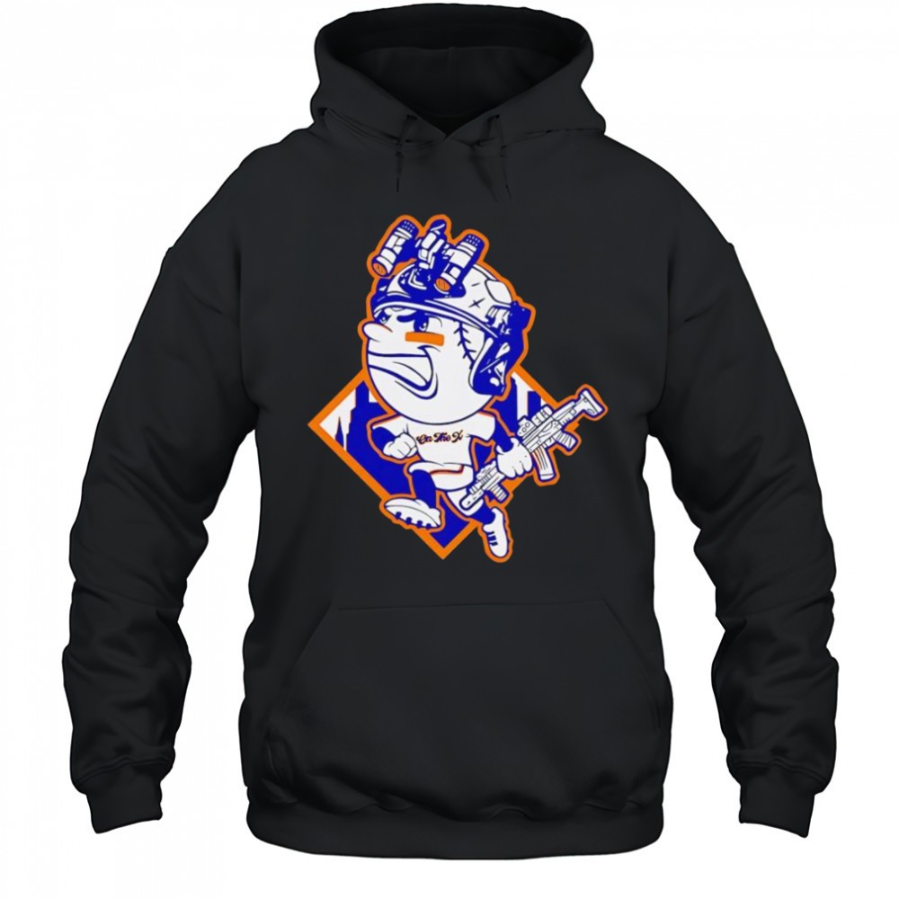 Mr Met on the X shirt