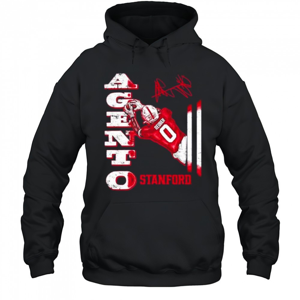 Mudia Reuben Stanford Cardinal comic signature shirt