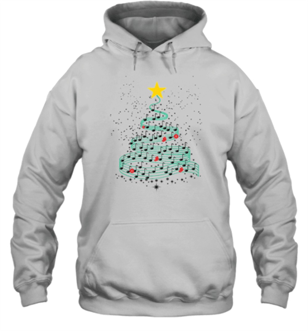 Music Note Christmas Tree Teacher T-Shirt