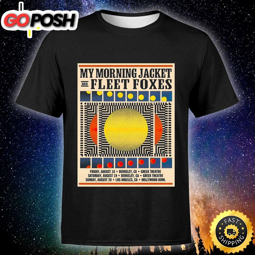 My Morning Jacket & Fleet Foxes Announce West Coast Tour Unisex T-shirt