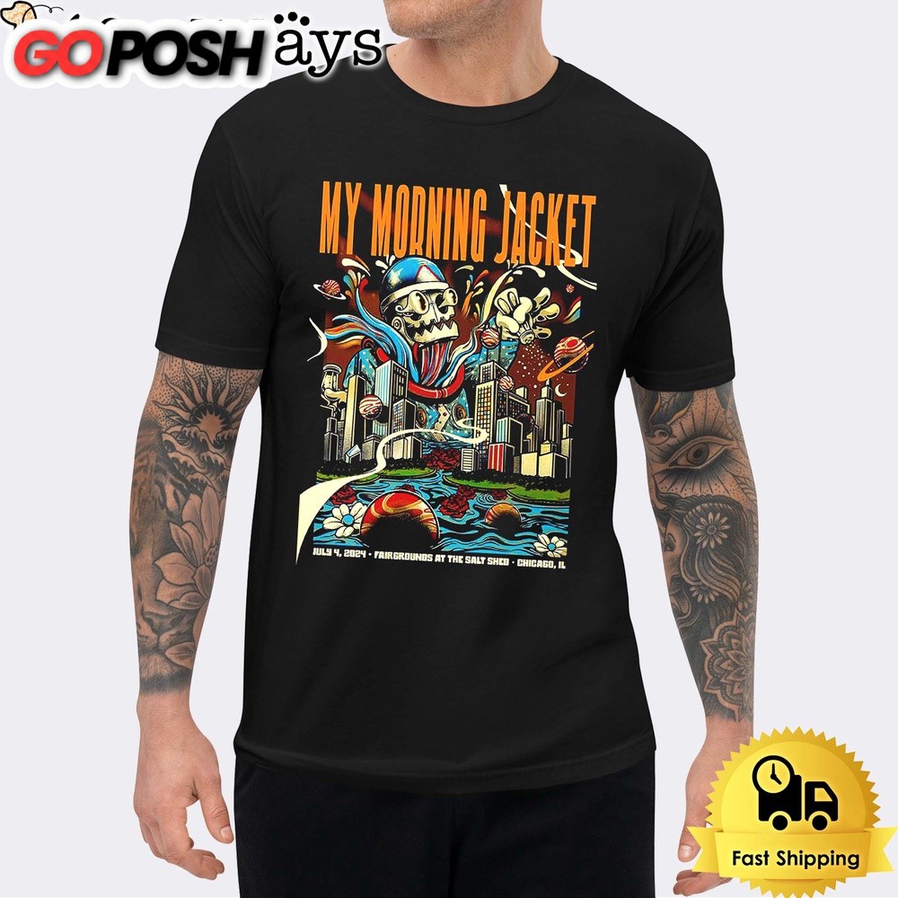 My Morning Jacket Tour Fairgrounds At The Salt Shed On July 2024 Unisex T-Shirt