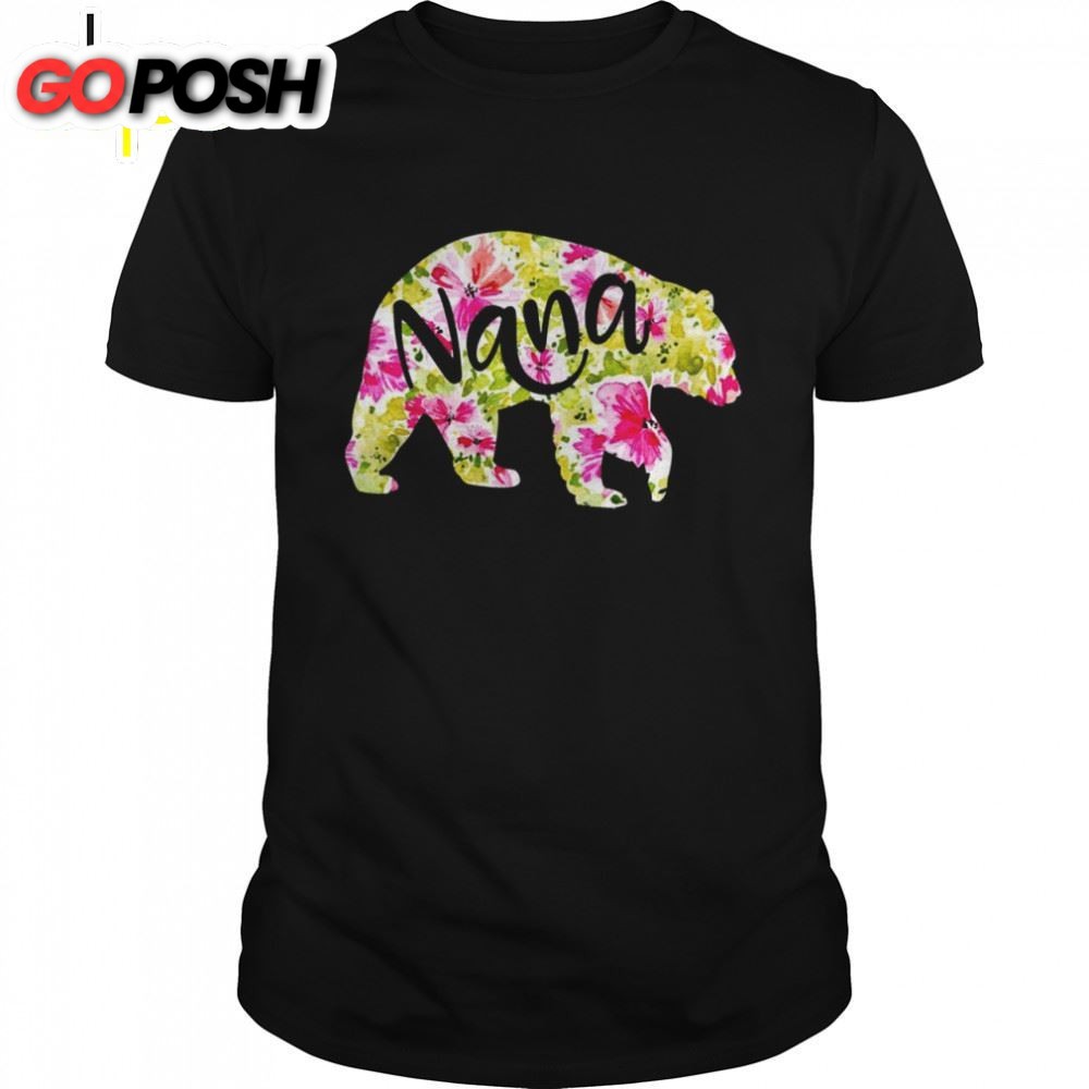 Nana Bear Grandma Christmas Mothers Day Shirt