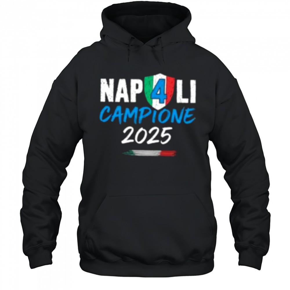 Napoli Campione 2025 logo shirt