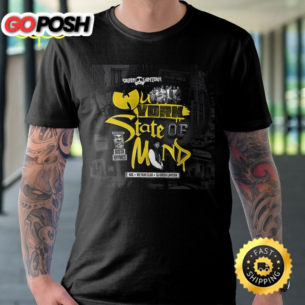 Nas – Wu-tang Clan And DJ Green Lantern Mixtape Listen Unisex Black T-shirt