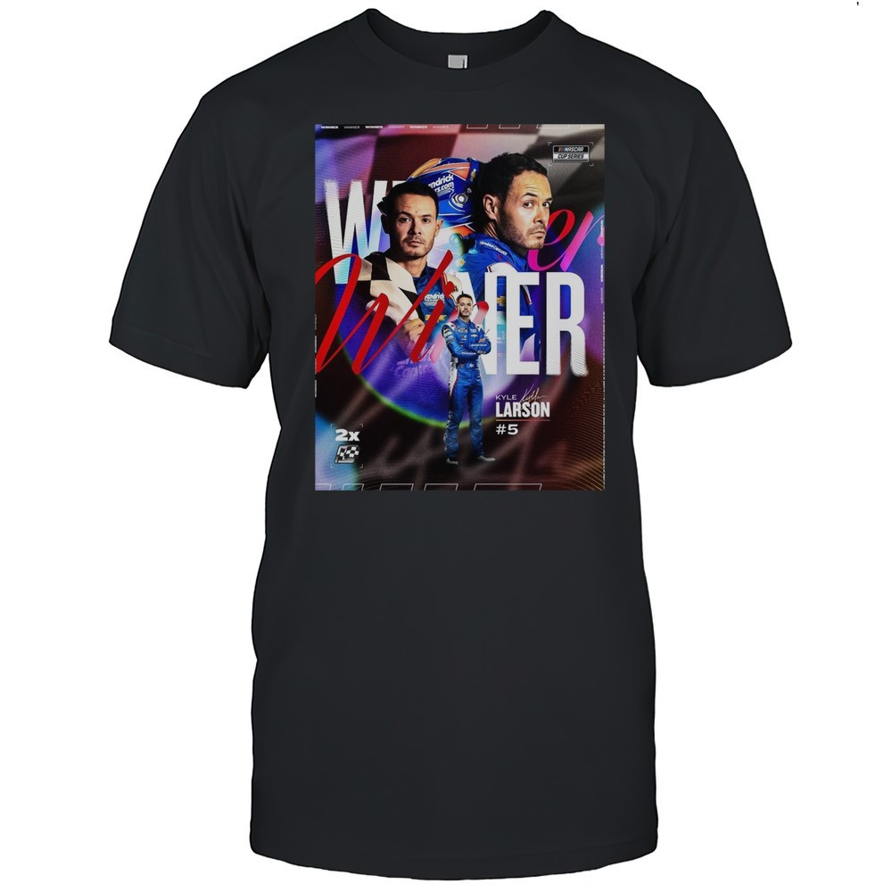nascar-bristol-motor-speedway-winner-again-kyle-larson-wins-in-thunder-valley-si-fu9jaucg NASCAR Bristol Motor Speedway Winner Again Kyle Larson Wins In Thunder Valley Signature Poster T-shirt