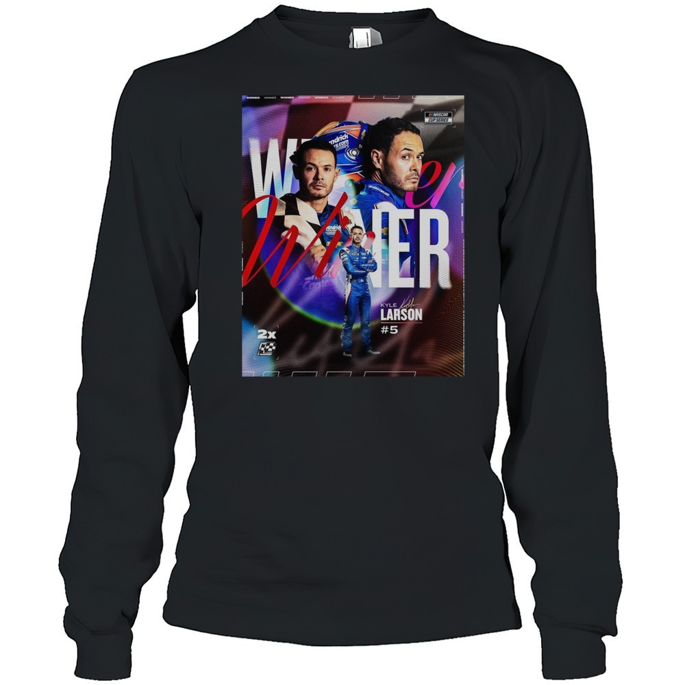 nascar-bristol-motor-speedway-winner-again-kyle-larson-wins-in-thunder-valley-si-fu9jaucg NASCAR Bristol Motor Speedway Winner Again Kyle Larson Wins In Thunder Valley Signature Poster T-shirt