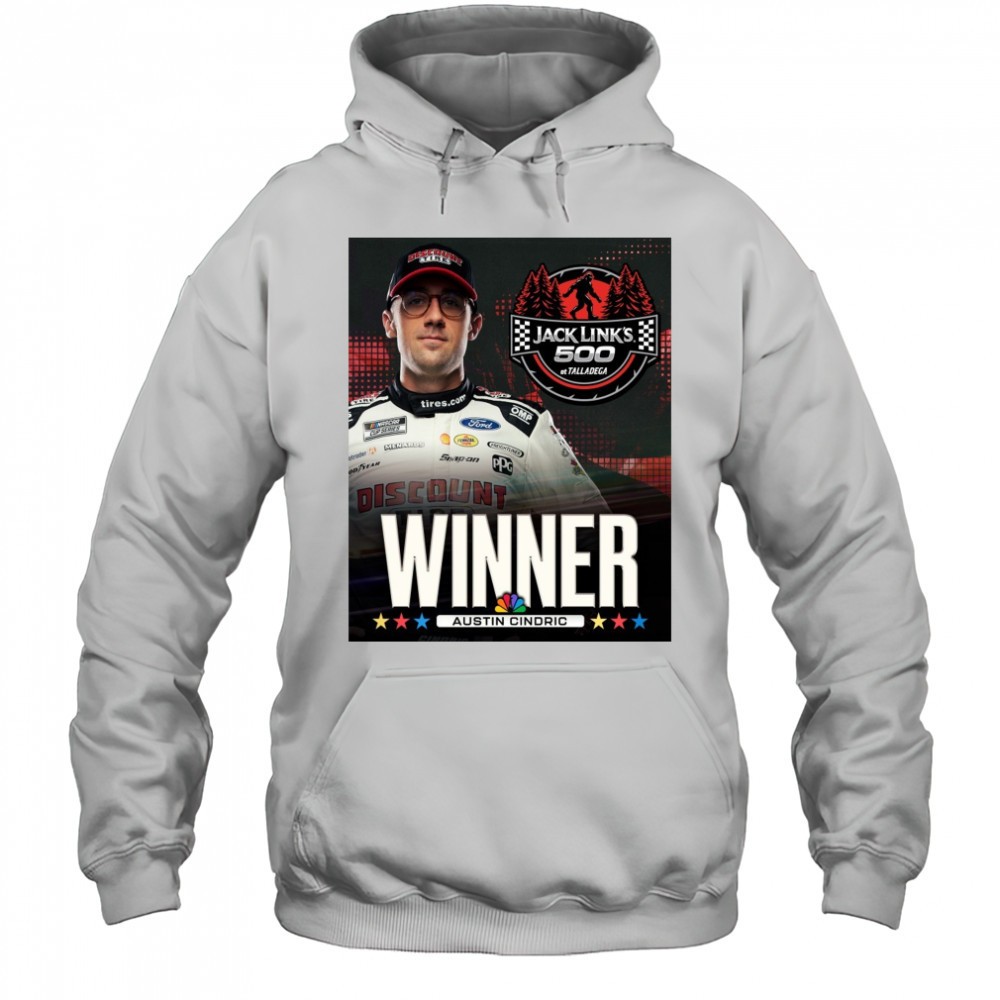 NASCAR Congratulate Austin Cindric Winner Jack Links 500 At Talladega Poster t-shirt