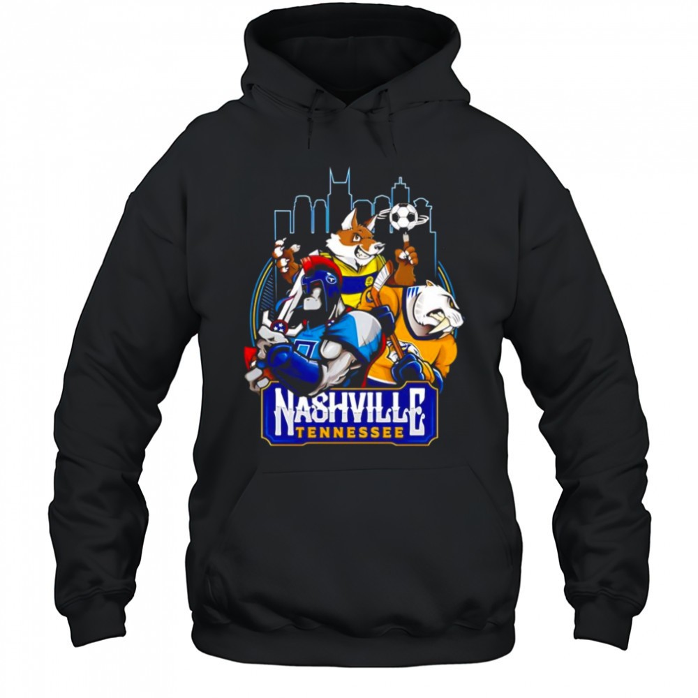 Nashville Tennessee sports mascot shirt