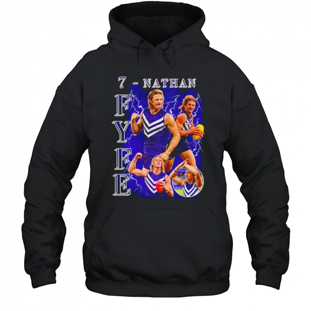 Nathan Fyfe #7 lightning bootleg shirt