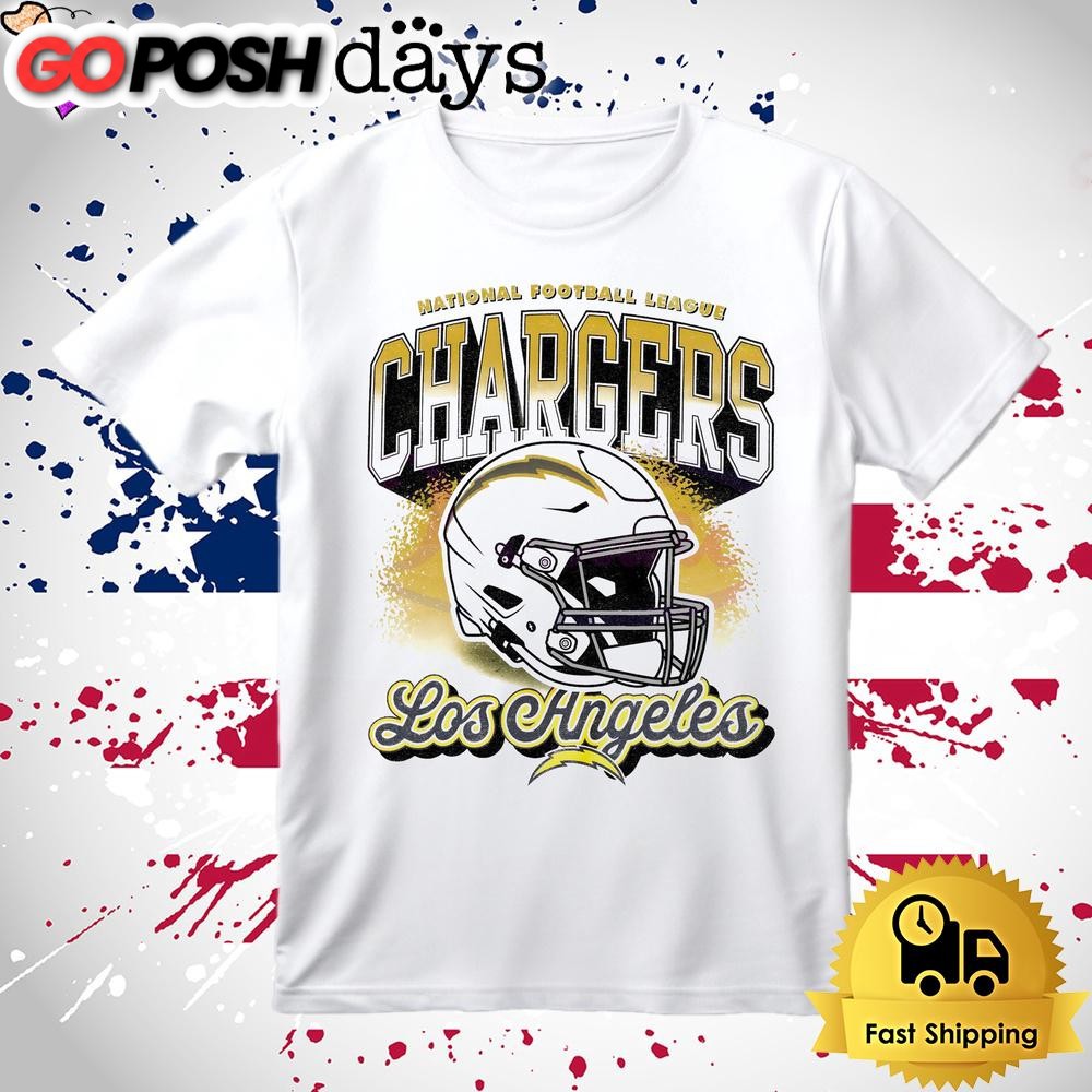 National Football League Los Angeles Chargers Helmet T Shirt