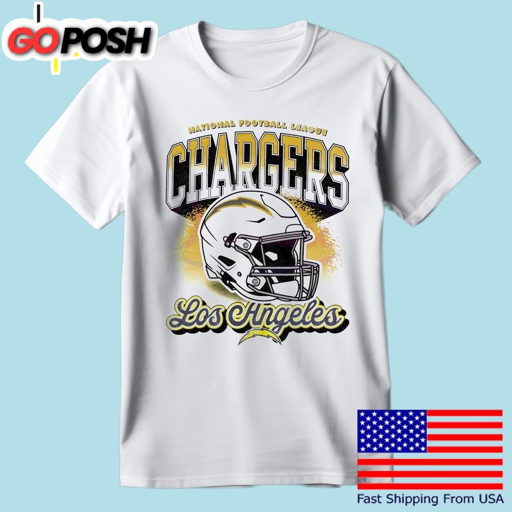 National Football League Los Angeles Chargers Helmet T Shirt