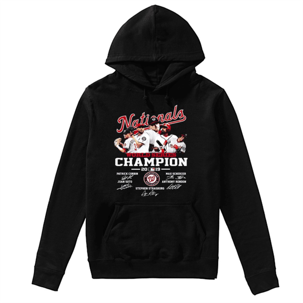 Nationals World Series 2019 Signatures Shirt