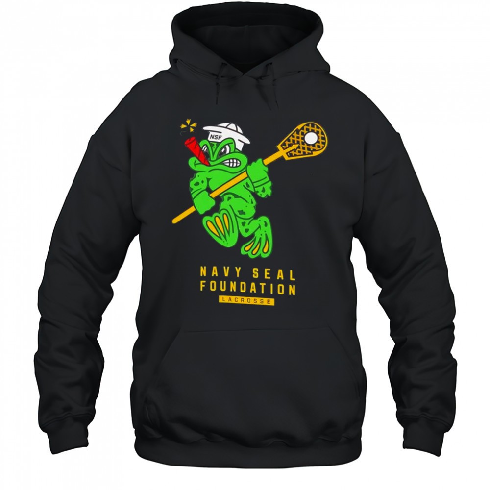 Navy Seal Foundation Lacrosse mascot shirt