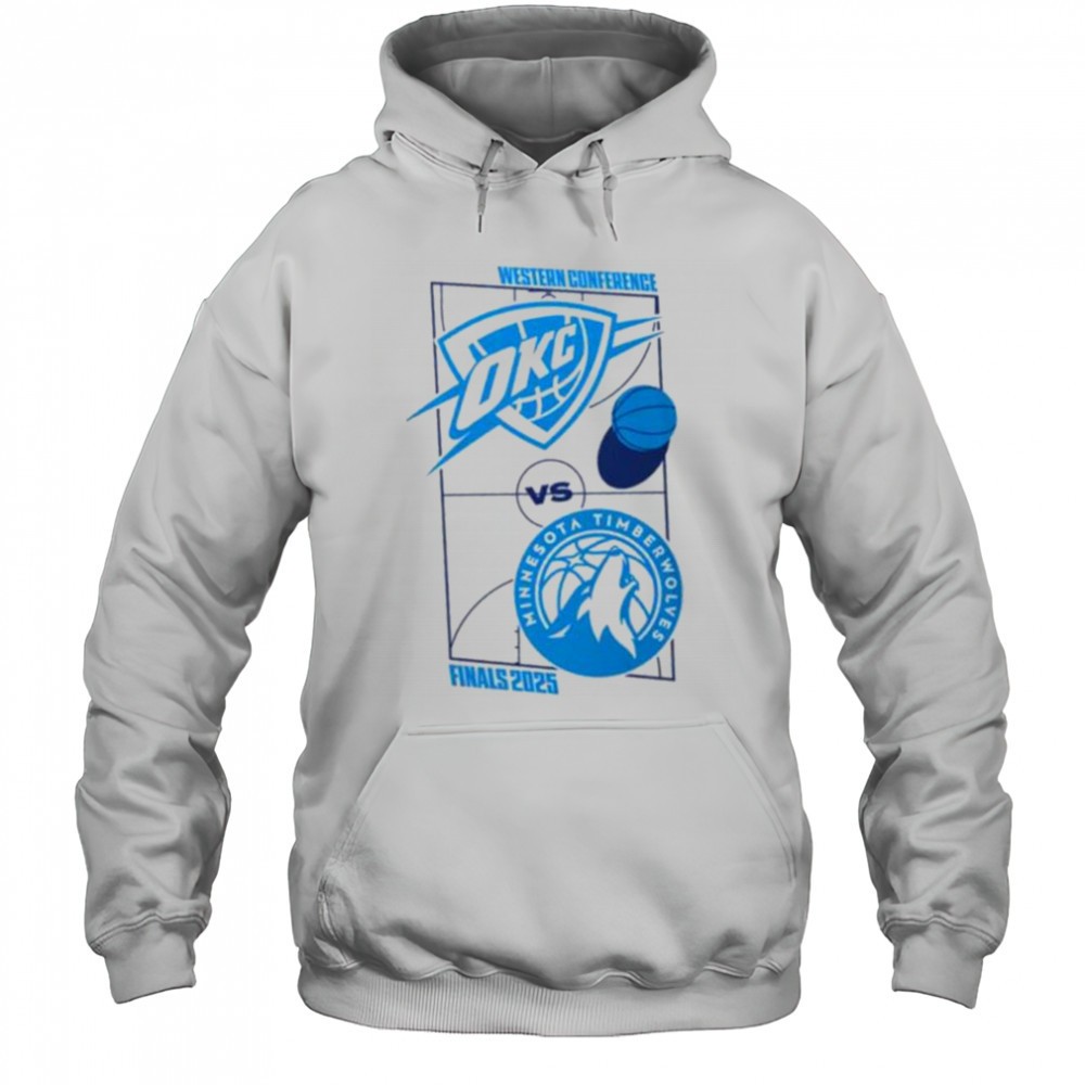 NBA 2025 Western Conference Finals Matchup Oklahoma City Thunder Vs Minnesota Timberwolves Classic T Shirt