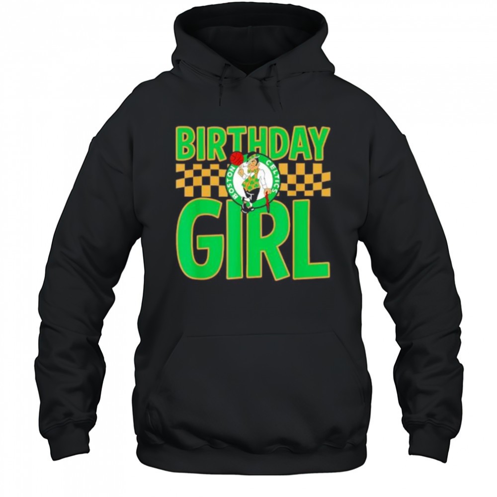 NBA Boston Celtics Birthday Girl Checkered Logo shirt