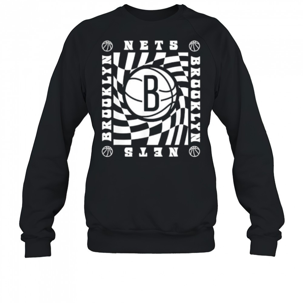 nba-brooklyn-nets-retro-checkerboard-wave-shirt-3059q8gk NBA Brooklyn Nets Retro Checkerboard Wave shirt