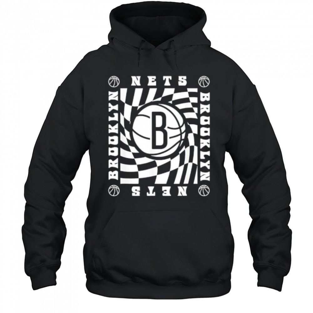 NBA Brooklyn Nets Retro Checkerboard Wave shirt