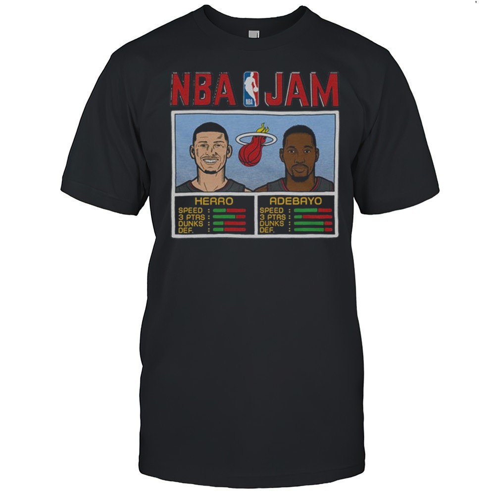 nba-jam-heat-herro-and-adebayo-shirt-7ozxlmnn NBA Jam Heat Herro And Adebayo Shirt