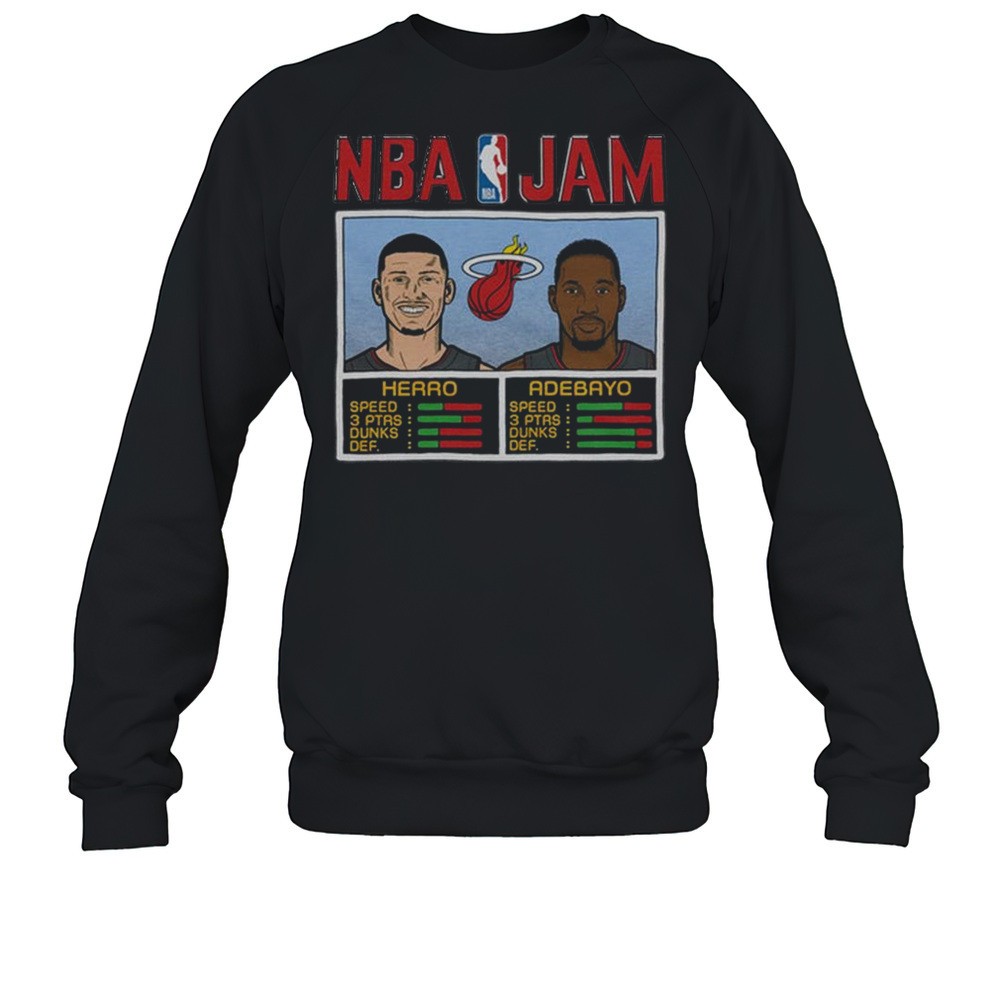 NBA Jam Heat Herro And Adebayo Shirt