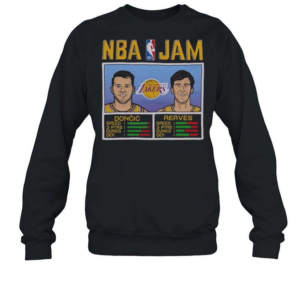 NBA Jam Lakers Doncic And Reaves Shirt