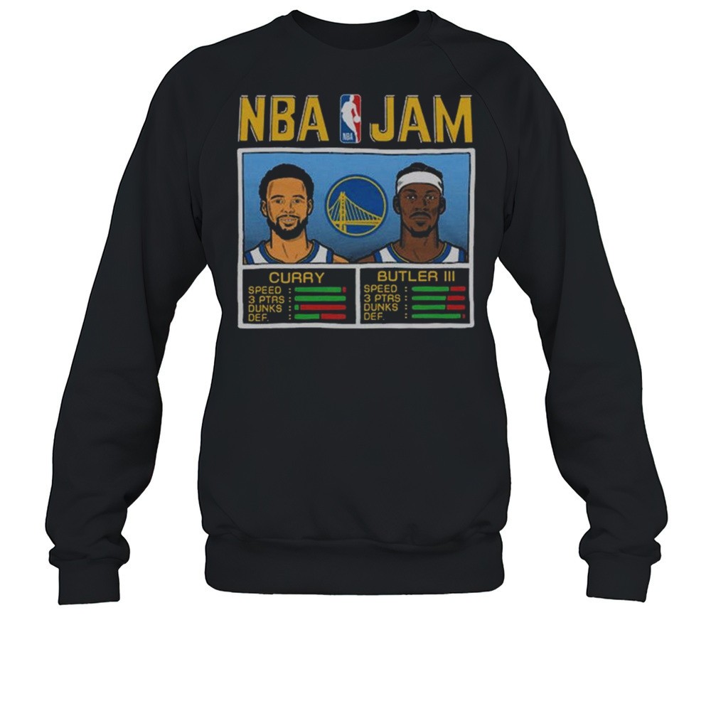 NBA Jam Warriors Curry And Butler III Shirt