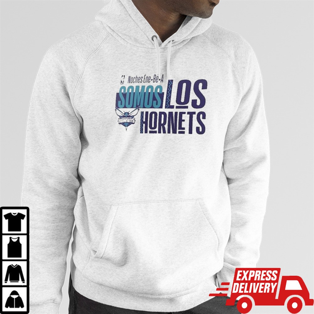 NBA Noches Ene Be A Training 2024 Charlotte Hornets Somos Los Hornets Shirt