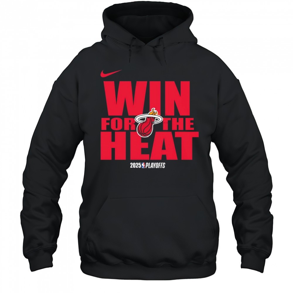 NBA Playoffs 2025 Win For The Miami Heat Basketball T-Shirt
