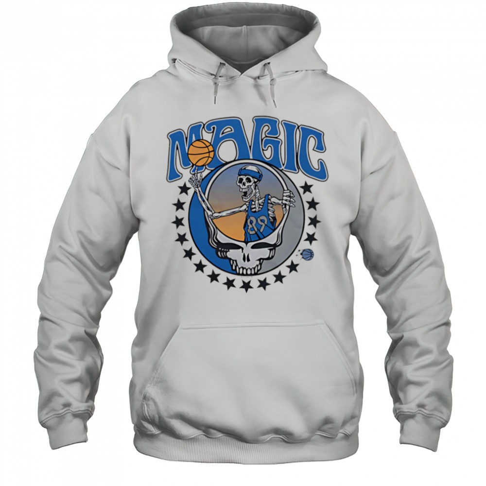 NBA x Grateful Dead x Magic Skull shirt