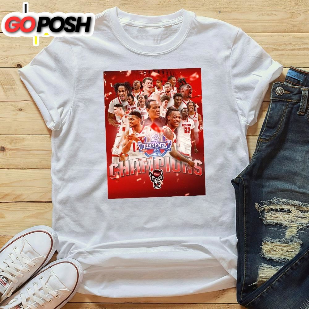 NC State Mens Basketball 2025 Are ACC Tournament Champions Unisex T-shirt