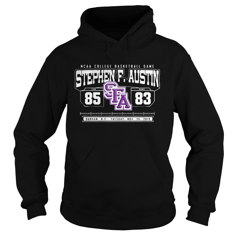 ncaa-college-basketball-game-sfa-stephen-f-austin-85-duke-83-shirt-vyylf7jb NCAA College Basketball Game SFA Stephen F Austin 85 DUKE 83 shirt