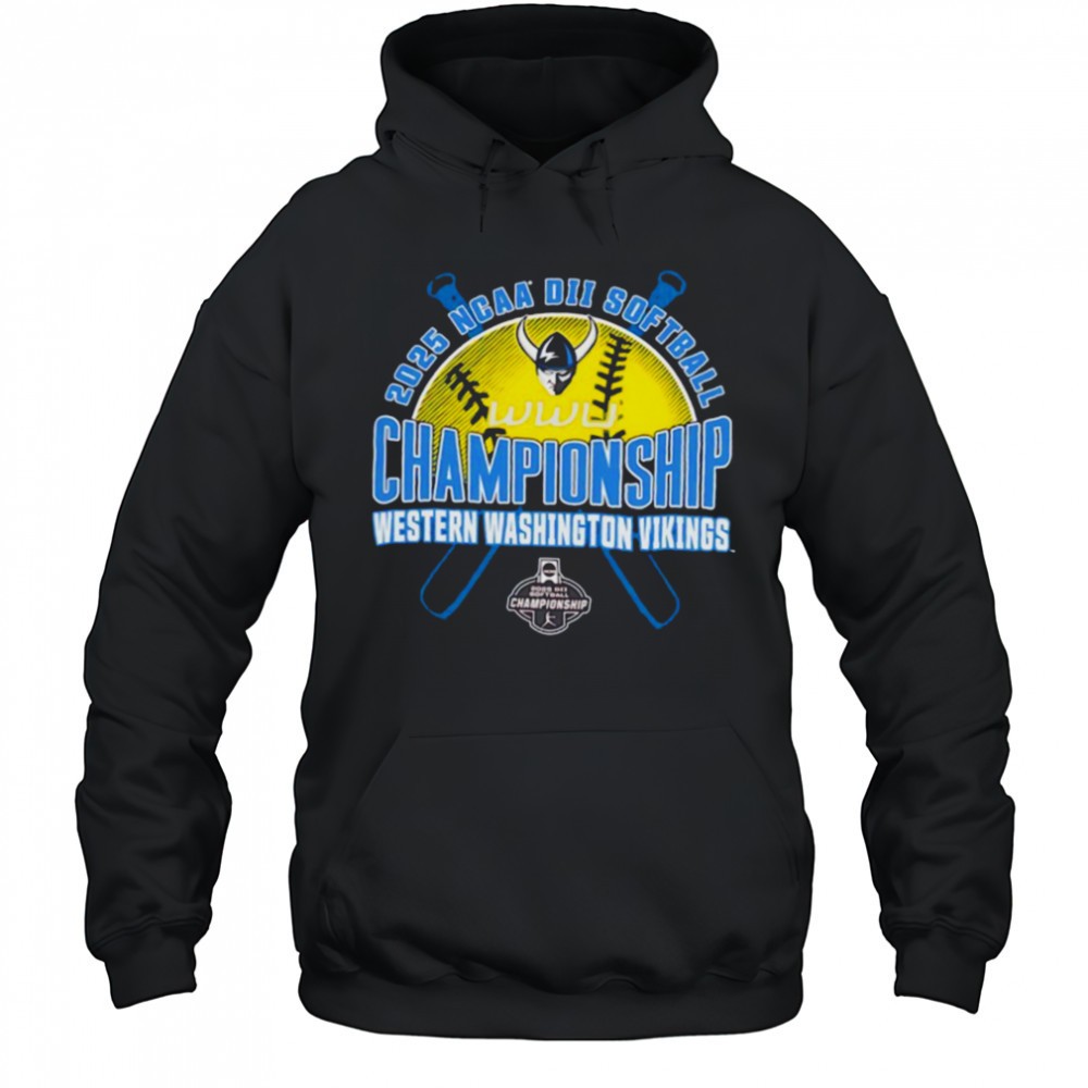 NCAA DII Softball Championship Western Washington Vikings 2025 shirt