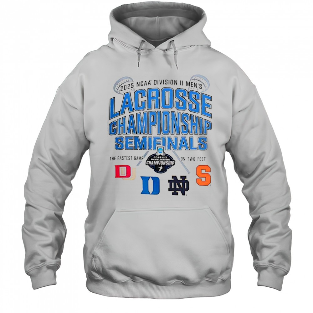 NCAA Division II Mens Lacrosse Championship Semifinals 2025 T-Shirt