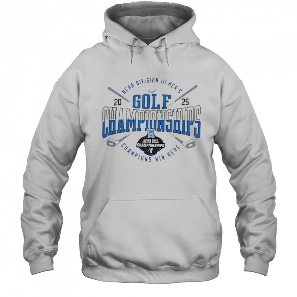 NCAA Division III Mens Golf Championship 2025 Champions Win Here T-Shirt