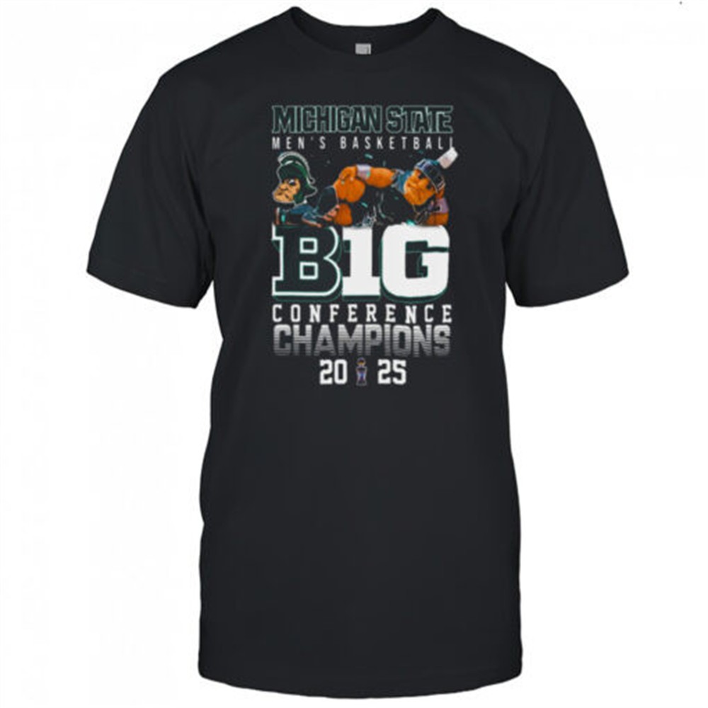 ncaa-michigan-state-spartans-mens-basketball-b1g-conference-champions-2025-t-shi-fgqekp92 NCAA Michigan State Spartans Mens Basketball B1G Conference Champions 2025 T Shirt