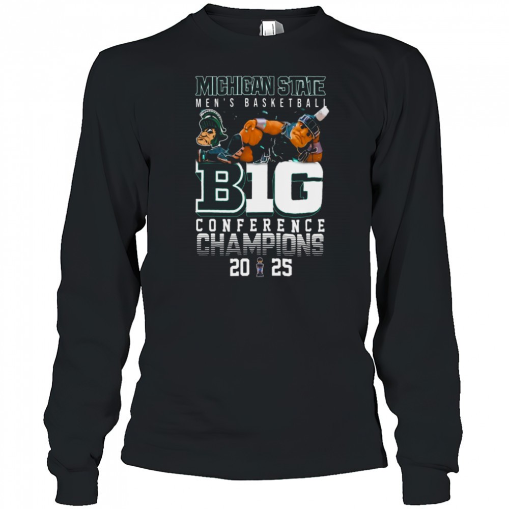 ncaa-michigan-state-spartans-mens-basketball-b1g-conference-champions-2025-t-shi-fgqekp92 NCAA Michigan State Spartans Mens Basketball B1G Conference Champions 2025 T Shirt