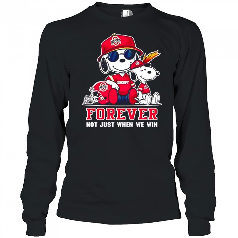 ncaa-ohio-state-buckeyes-snoopy-forever-not-just-when-we-win-shirt-6wqh06yi NCAA Ohio State Buckeyes Snoopy Forever not just when we win shirt