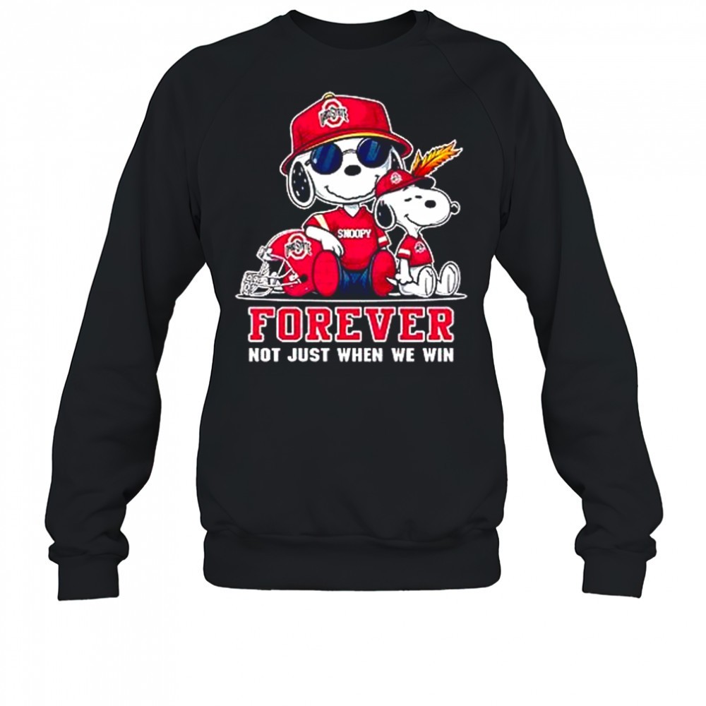ncaa-ohio-state-buckeyes-snoopy-forever-not-just-when-we-win-shirt-6wqh06yi NCAA Ohio State Buckeyes Snoopy Forever not just when we win shirt