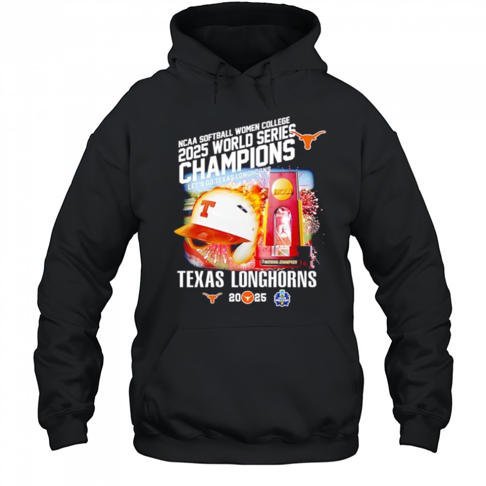NCAA Softball Women College 2025 World Series Champions lets go Texas Longhorns shirt