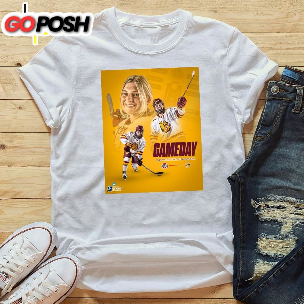 NCAA Womens Hockey National Champions 2025 Poster White T-shirt