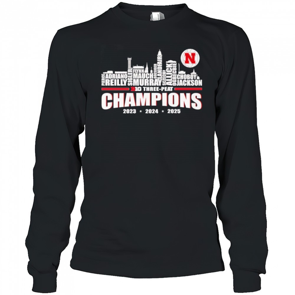 nebraska-huskers-big-three-peat-champions-2025-shirt-988rekj3 Nebraska Huskers Big Three-Peat Champions 2025 shirt