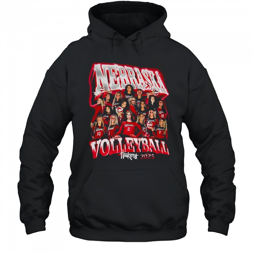 Nebraska Huskers Volleyball 2025 Game Day shirt
