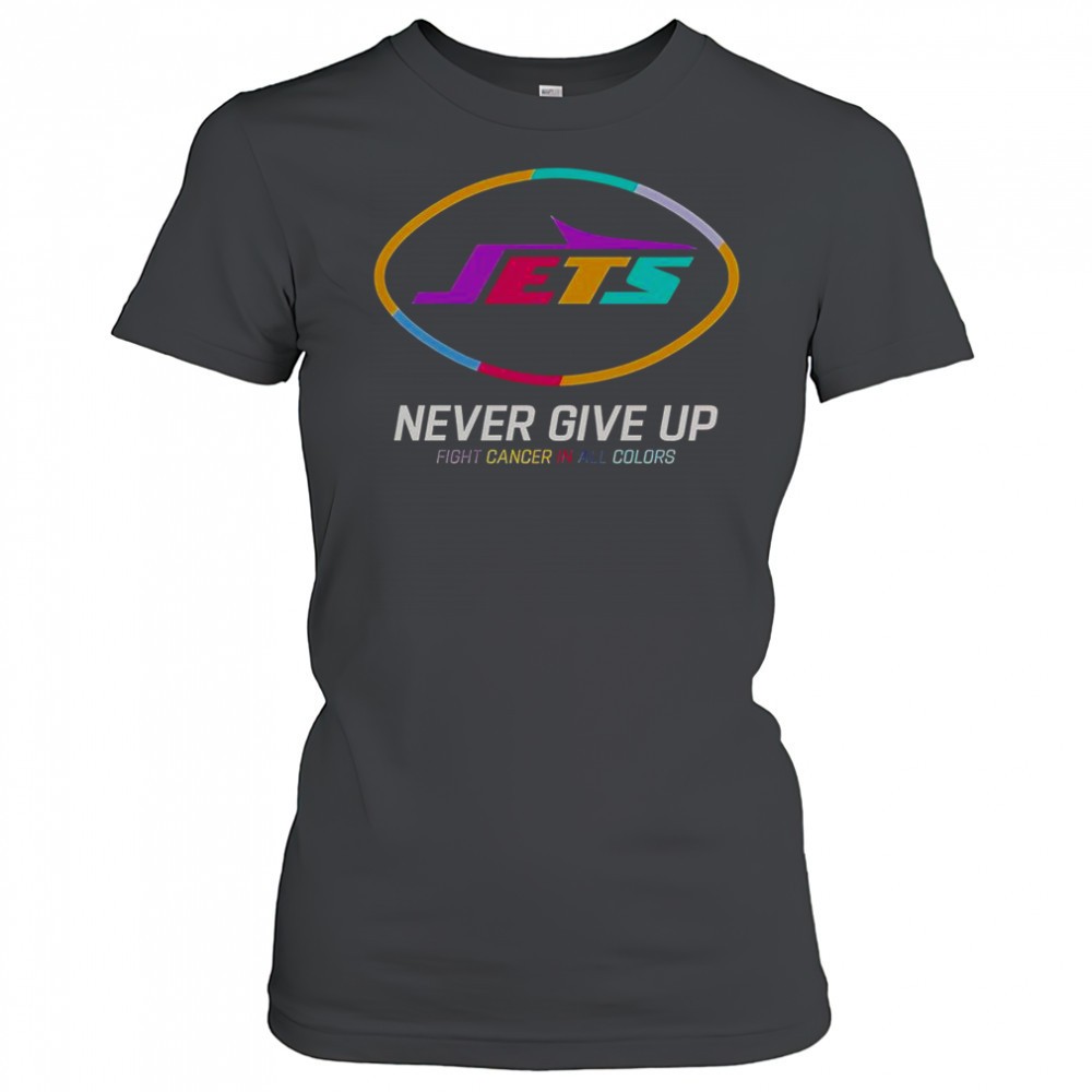 never-give-up-fight-cancer-in-all-colors-new-york-jets-t-shirt-ot24rqir Never Give Up Fight Cancer In All Colors New York Jets T-Shirt